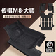 乾錦繡廣汽傳祺m8腳墊18-25款宗師大師版全包圍專用領(lǐng)秀傳奇tpe汽車適用 【臻選】單層TPE腳墊 傳祺M8/2018-2025款七座【油門落地式】