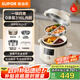 蘇泊爾（SUPOR）【國家補貼】鴛鴦電壓力鍋3L 多功能0涂層鋼膽2-4人家用 風冷降壓電飯煲電燉鍋高壓鍋SY-30YC3001