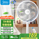 美的（Midea）電風(fēng)扇家用七葉遙控定時(shí)大風(fēng)力落地扇宿舍臥室低噪輕音臺式立式搖頭空氣循環(huán)電扇 FSA30SCR【店長(cháng)推薦丨射頻遙控】