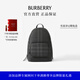 博柏利（BURBERRY）【禮物】男包 Rocco - 炭灰色格紋雙肩背包