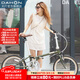 大行（DAHON）D7折疊自行車20英寸7速復(fù)古成人休閑通勤運(yùn)動單車自行車HAC072 橄欖綠