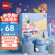 得力（deli）電動(dòng)文具套裝禮盒 電動(dòng)卷筆刀洞洞鉛筆桌面吸塵器電動(dòng)橡皮擦學(xué)生文具生日畢業(yè)禮物藍(lán)色