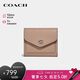 蔻馳（COACH）女士專柜款小號錢包沙漠黃色牛皮革C2328LHTAU