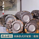 善璉湖筆硯臺端硯天然原石毛筆書法文房四寶硯臺禮盒套裝孤品斧柯東硯綠端文房擺件手工孤品硯臺