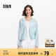 森馬（Semir）外套女碎花肌理森系少女感2025夏季oversize連帽夾克109325108005