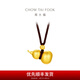 周大福 錘紋福珠葫蘆黃金吊墜配繩(工費(fèi):1020計(jì)價(jià))EOF1484 足金 約9.50g