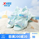 特步（XTEP）兒童女童夏日網(wǎng)面透氣涼鞋露趾沙灘鞋 云峰藍(lán) 36