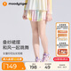 moodytiger【仙女家族】女童短裙速干涼感25年夏季新品輕薄透氣運動半身裙