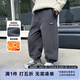 左西童裝男童加絨加厚褲子秋冬款2025新款兒童冬季燈芯絨保暖加厚長褲 灰色 130 cm 建議身高130cm左右