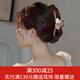 向晚發(fā)夾發(fā)卡奶茶色愛心發(fā)夾后腦勺盤發(fā)抓夾簡約鯊魚夾發(fā)量多發(fā)飾