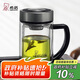 希諾雙層玻璃杯男家用商務(wù)辦公水杯帶手柄泡茶杯子XN-9321 435mL