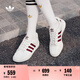 adidas NY 90 STRIPES經(jīng)典運動板鞋男女春季新款阿迪達斯三葉草 漢玉白/紅色/金色     37
