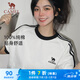 駱駝（CAMEL）夏日純棉T神男女寬松圓領(lǐng)短袖上衣T恤 C35BAXLN056A 無(wú)際白 M