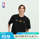 NBA官方東契奇/庫里/詹姆斯球隊文化系列男女同款T恤 庫里（黑色） L