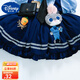 迪士尼（Disney）童裝洛麗塔公主裙女童夏季連衣裙2025新款兒童裙子兔子警官蓬蓬裙 尾巴+領(lǐng)帶+腰包+兔子（單買(mǎi)不發(fā)） 120 建議5~6歲（110-120cm）