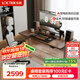 樂歌雙電機升降桌臺式電腦桌辦公桌學習桌家用書桌子E5X-1.8橡膠木