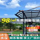 鋁合金雨棚遮陽(yáng)棚戶外防雨庭院家用樓頂耐力板露臺(tái)窗戶車棚遮雨棚 首平98/平方免費(fèi)測(cè)量安裝