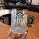 星巴克星巴克杯子大容量梨花玻璃杯耐熱咖啡杯喝水杯桌面杯茶杯禮物 梨花杯