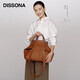 DISSONA【董潔同款】迪桑娜女包手提單肩包斜挎托特包深褐色-小號