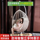 紫葉（ziye）陽(yáng)臺(tái)吊椅吊籃藤椅室內(nèi)網(wǎng)紅鳥巢秋千搖椅家用臥室搖籃椅