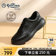 金利來(lái)（Goldlion）男鞋百搭時(shí)尚皮鞋舒適耐穿商務(wù)休閑鞋G559430638AAA黑色39