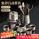 尚言坊紫砂茶具整套家用辦公懶人自動(dòng)泡茶神器茶杯套裝 喜上眉梢樂(lè)道版