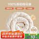 博洋家紡 暖初A類抑菌純棉100%新疆棉花被子 春秋被約5斤200*230cm