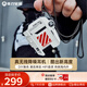重力星球P5 真無線藍牙耳機 HIFI音質半入耳式通話降噪藍牙5.2可換殼DIY潮玩送禮 P5-姬械白-【HIFI音質-RGB燈效】