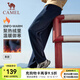 駱駝運動加絨褲男女加絨棉保暖長褲寬松休閑衛(wèi)褲 J13CAV6034，墨藍色，男 M