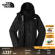 北面（The North Face）三合一沖鋒衣女戶外運(yùn)動(dòng)抓絨內(nèi)膽防水保暖外套24秋冬上新預(yù)|7QW6 4H0/黑色 XL/170（建議拍大一碼）