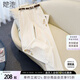 她池刺繡牛仔褲2025春夏新款女裝新中式高腰寬松直筒褲