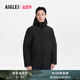 AIGLE艾高棉服GORE-TEX防風防雨透汽SORONA保暖男 黑色 BC902 L