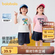 巴拉巴拉童裝兒童t恤短袖上衣女童男童2025夏裝吸濕速干208225117212