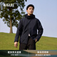 AIGLE艾高男士外套沖鋒衣功能面料GORE-TEX防風(fēng)防雨透汽休閑戶外夾克 帝國(guó)深藍(lán) BE121 L