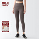 無印良品（MUJI） Walker 女式 易干 收腿褲 BIH02A3S 打底褲 中灰色 M