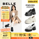 百麗（Belle）柳智敏同款周雨彤明星同款糕點(diǎn)樂(lè)福鞋女商場(chǎng)皮鞋B5G1DCA4 【周雨彤/柳智敏同款】黑色 38 (240mm)