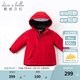 戴維貝拉（DAVE＆BELLA）女童羽絨服男童90絨保暖羽絨衣兒童冬裝幼兒新年寶寶冬季外出服 中國紅DB16448 120 cm（建議身高110-120cm）