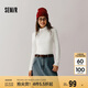 森馬（Semir）森柔毛衫|毛衣女基礎(chǔ)款高領(lǐng)緊身2024冬季純色套頭衫109724107011