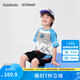 巴拉巴拉兒童短袖套裝2025童裝夏季男兩件套【奧特曼IP商場(chǎng)同款】 藍(lán)紅色調(diào)00386 120