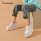 卡丹路小白鞋女款2025春季新款爆款百搭今年流行的厚底休閑增高顯瘦板鞋