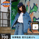 dickies背后字母LOGO牛仔機械師翻領(lǐng)夾克外套休閑百搭男女同款 中間藍(lán) M