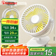 賽億風(fēng)寶蓄電款USB小風(fēng)扇電風(fēng)扇小電扇小臺扇辦公室宿舍床頭車載用多功能臺夾壁掛扇迷你便攜小型風(fēng)扇