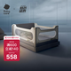 babycare床圍欄嬰兒床護(hù)欄防摔護(hù)欄擋板圍欄沙礫咖1.8m1片+2m1片