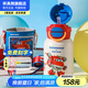 杯具熊（BEDDYBEAR）開口笑兒童雙飲保溫杯男女小學(xué)生寶寶吸管水杯送禮保溫壺女士杯子 雙飲保溫杯-神奇變身樂迪600ml