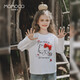 瑪米瑪卡 MOMOCO女童秋裝長(cháng)袖T恤童裝兒童內搭甜美卡通T恤