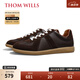 THOM WILLS【舒適軟內(nèi)里】德訓(xùn)鞋男足弓支撐經(jīng)典休閑板鞋夏季百搭男鞋反絨皮 咖色G745 40 /7碼