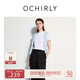 歐時(shí)力OCHIRLY 字母印花短袖t恤女上衣圓領(lǐng)休閑百搭2025夏季新品 米白 M