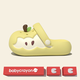 chedoir2025新款原創(chuàng  )蘋(píng)果兒童洞洞鞋夏季外穿女童男寶防滑親子包頭拖鞋 黃蘋(píng)果 15 cm內長(cháng)【適合腳長(cháng)約14.5-15】