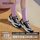 斯凱奇（Skechers）小冰熊女鞋夏季厚底增高老爹鞋百搭透氣熊貓鞋戶外休閑鞋896209