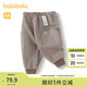 巴拉巴拉（BALABALA）【商場(chǎng)同款】童裝寶寶褲子男童長(zhǎng)褲2025新款春裝休閑褲潮 咖色調(diào)00355 80